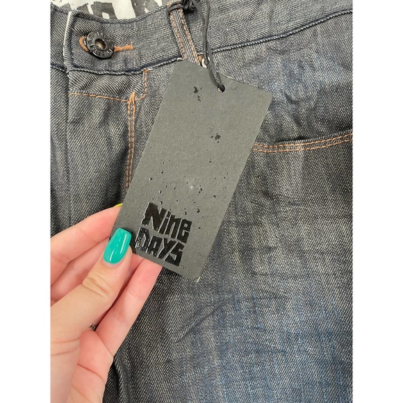 Men's Nine Days Straight Leg Dark Wash Jeans Size: 31 NWT - Picture 2 of 4